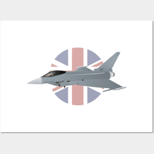 British Eurofighter Typhoon Jet Fighter Posters and Art